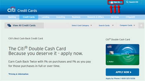 You can pay bills, transfer funds, view statements, and more. . Citi double cash card login